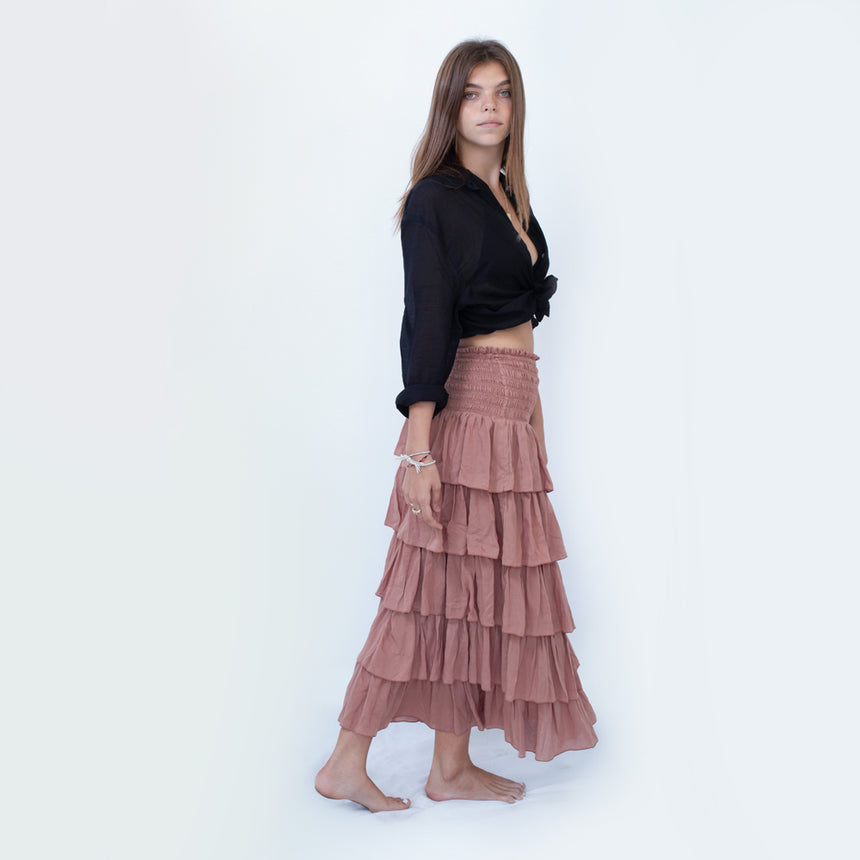 Korcula Skirt in Cocoa
