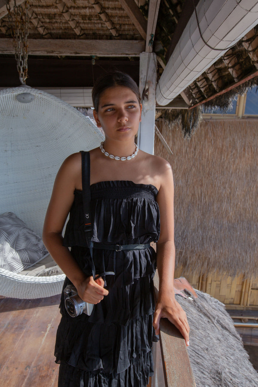 Silba Maxi Dress in Black