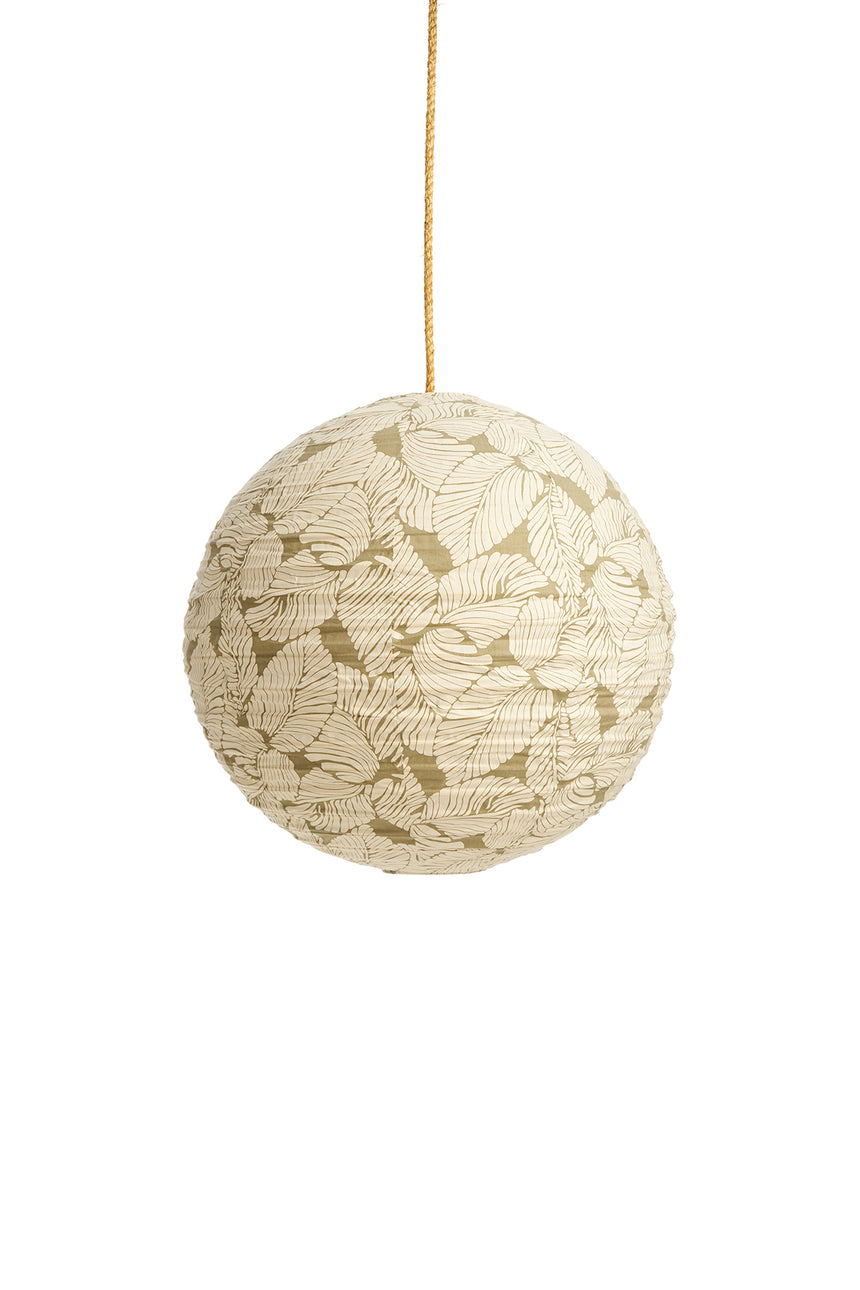 Cotton Daun Round Lantern