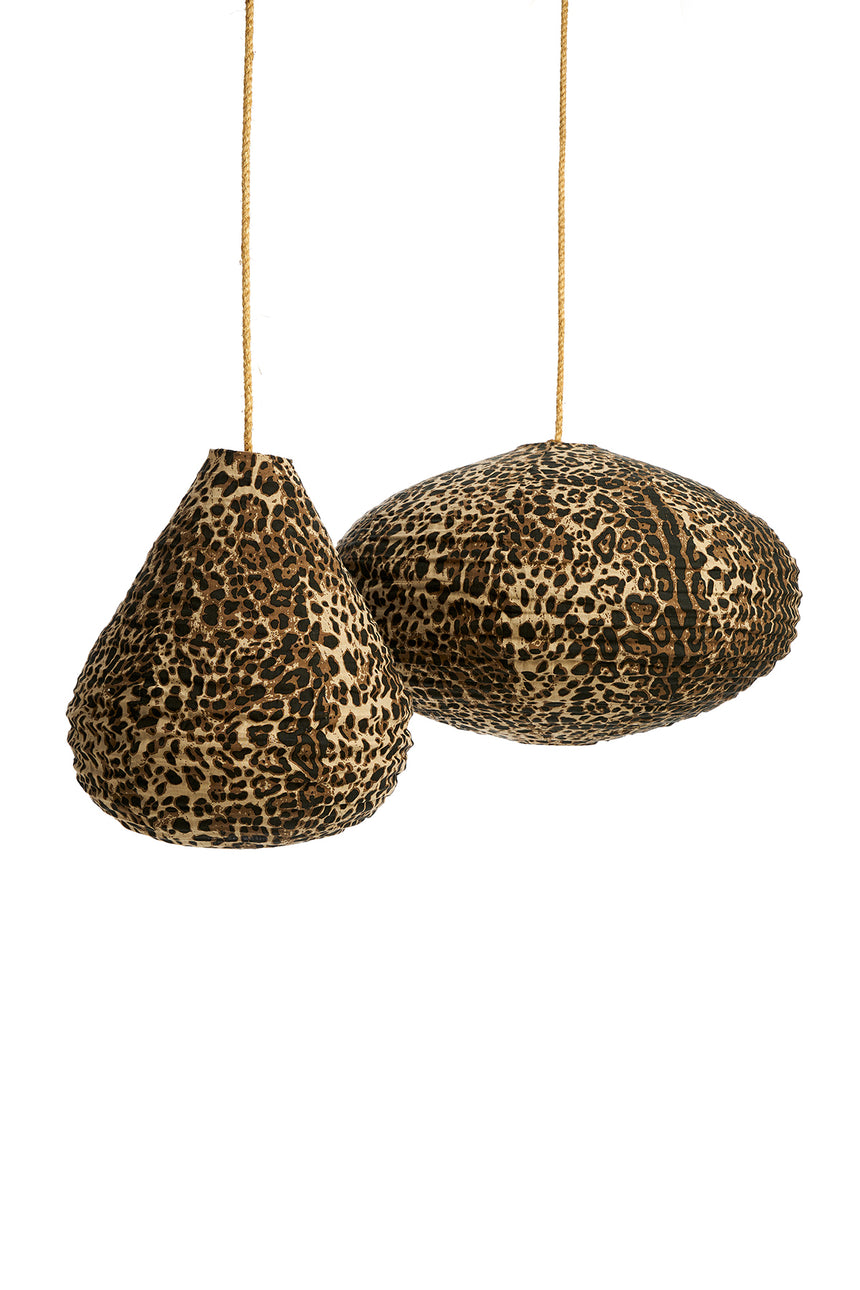 Linen Big Cat Lanterns