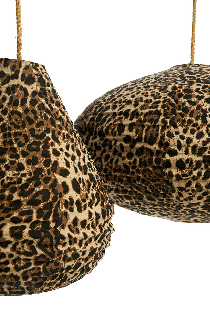 Linen Big Cat Lanterns