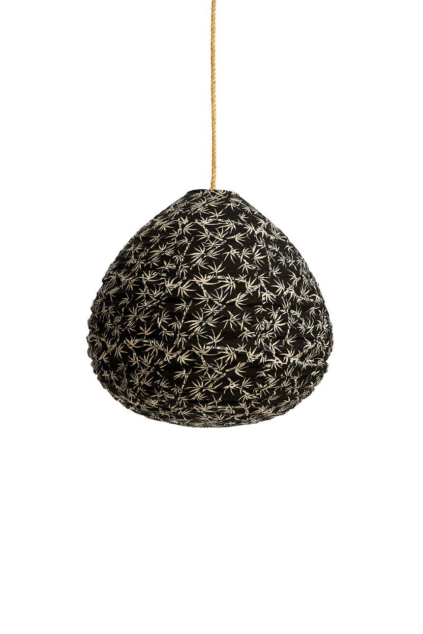 Cotton Charcoal Bamboo Pear Lantern