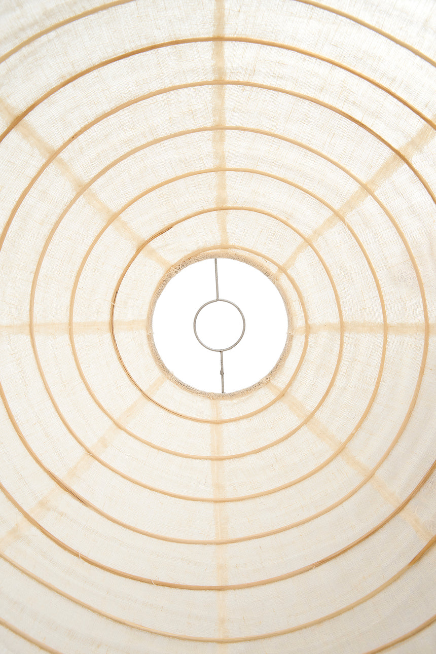 Linen Ivory Capsule Lantern