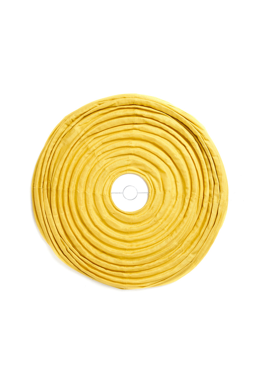 Linen Mustard Pear Lantern