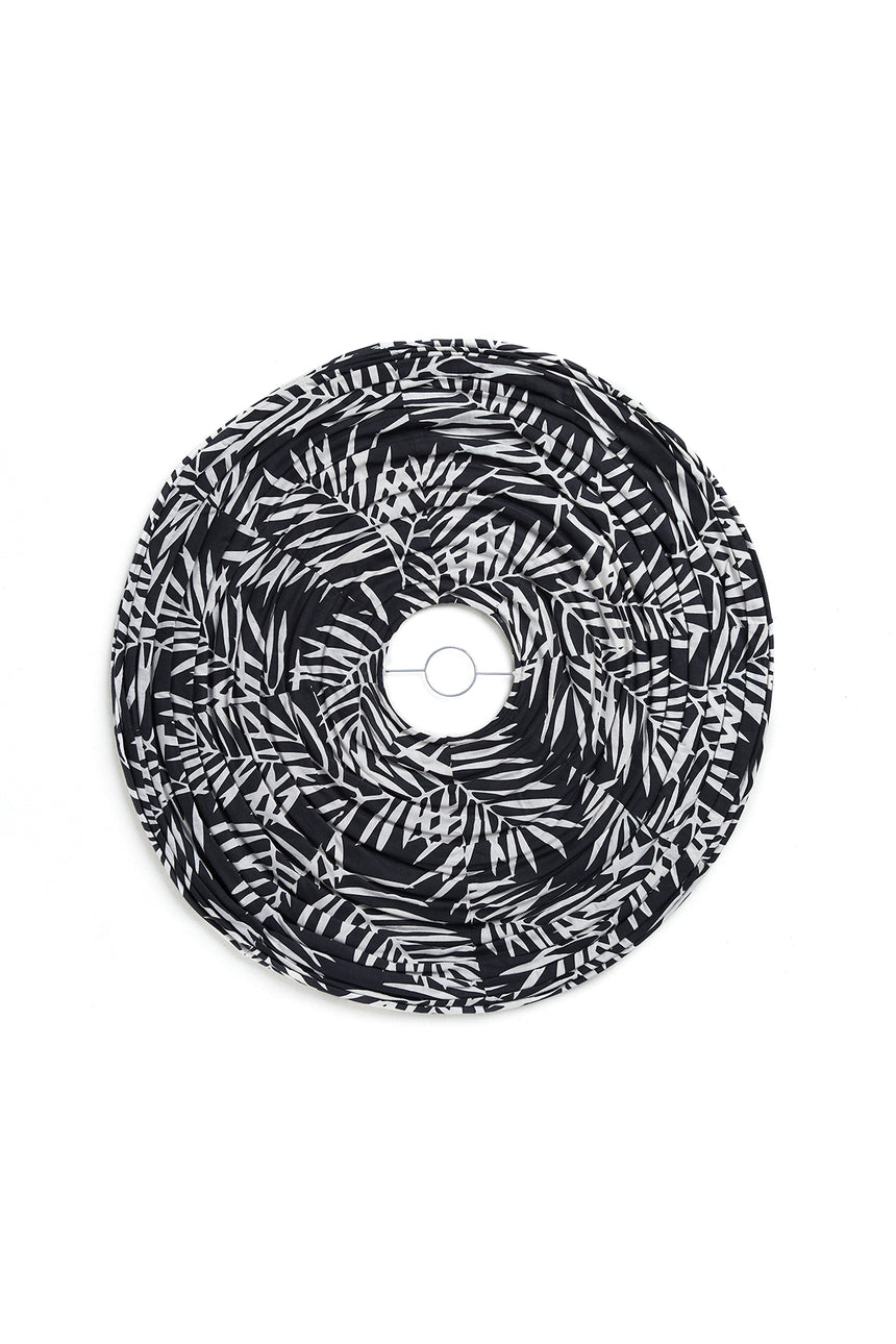 Cotton Palm Charcoal Tear Drop Lantern