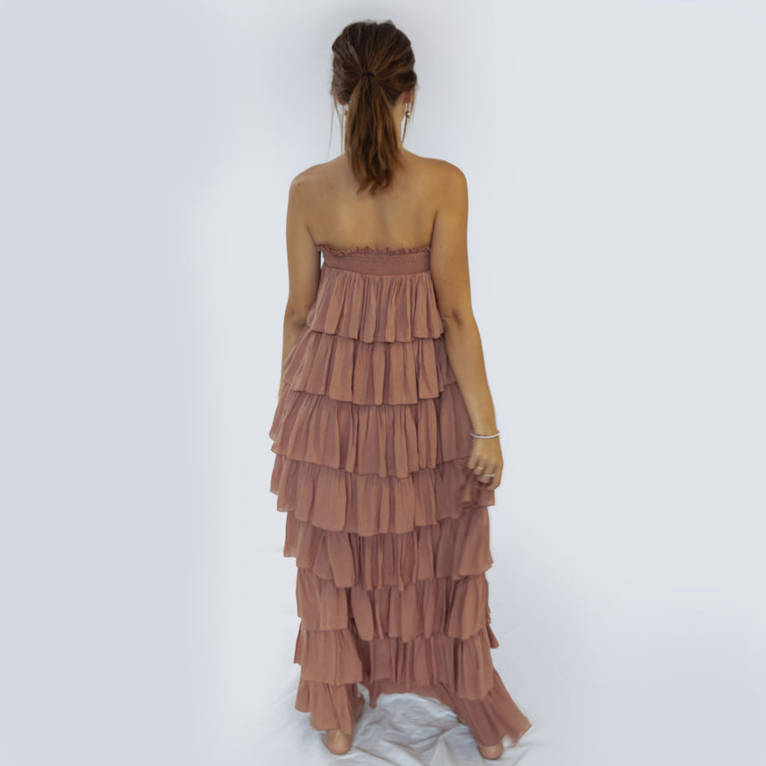 Silba Maxi Dress in Cocoa