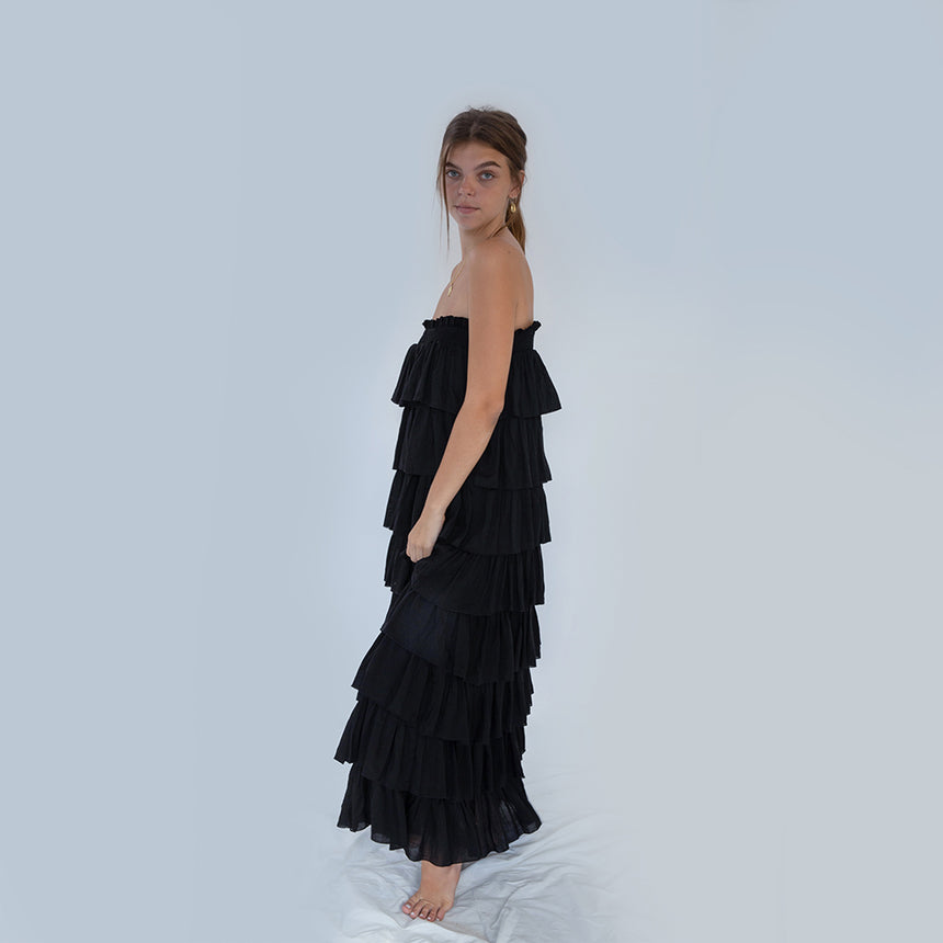 Silba Maxi Dress in Black