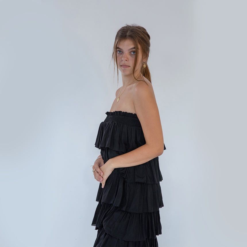 Silba Maxi Dress in Black