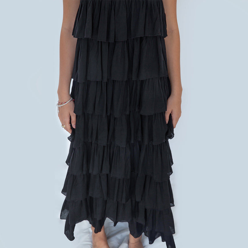 Silba Maxi Dress in Black
