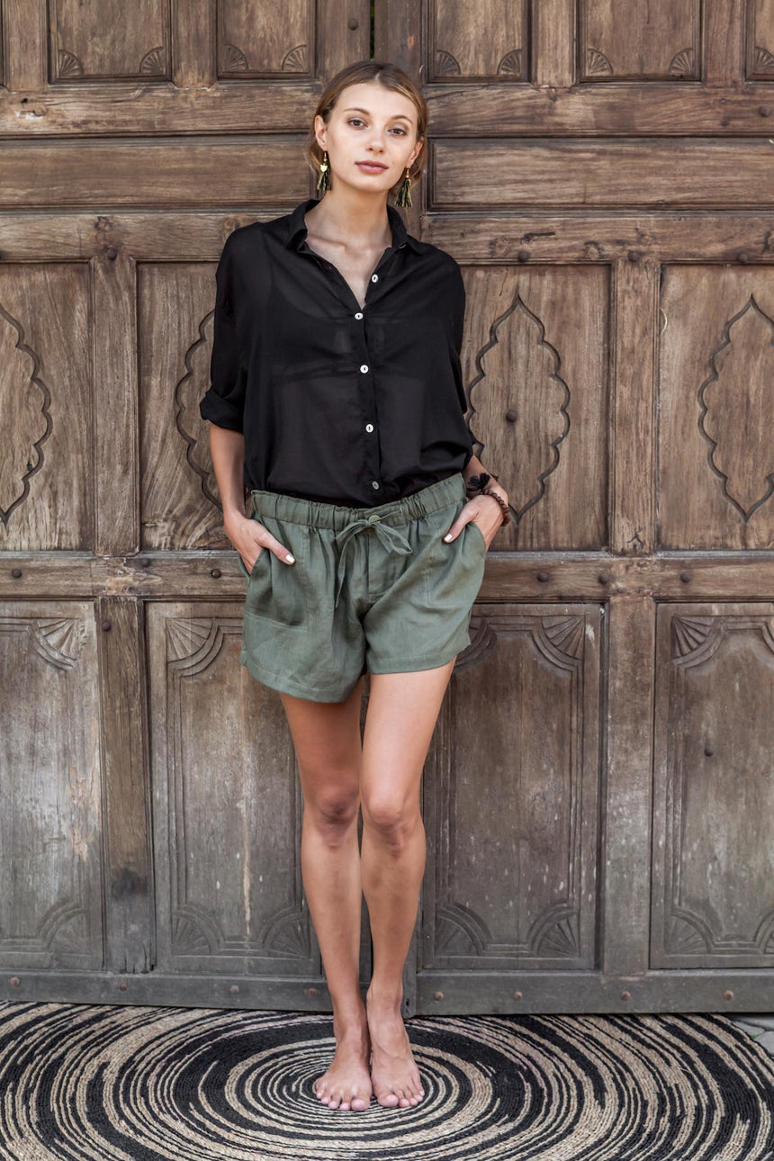 Cotton voile shirt
