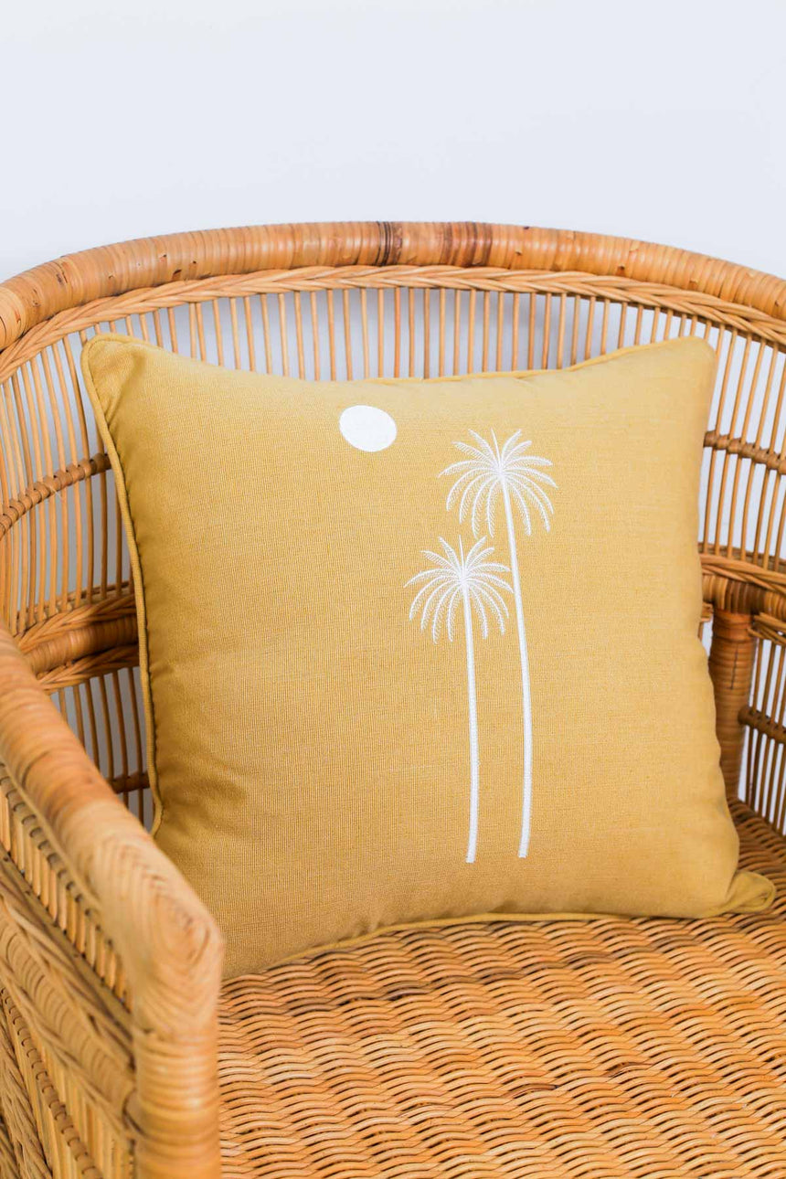 Sunset Mustard Cushion Cover