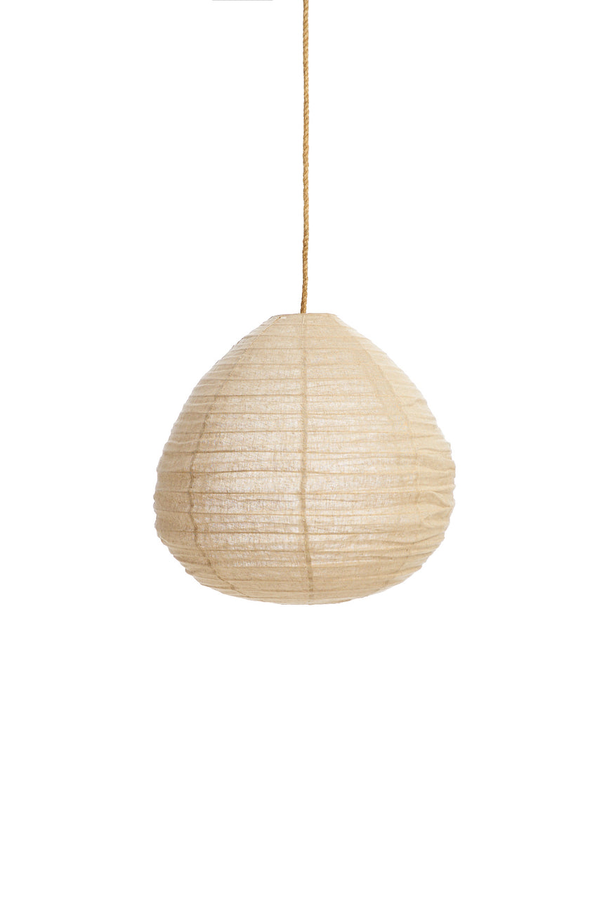 Linen Taupe Pear Lantern