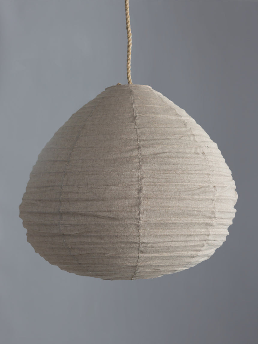 Linen Taupe Pear Lantern