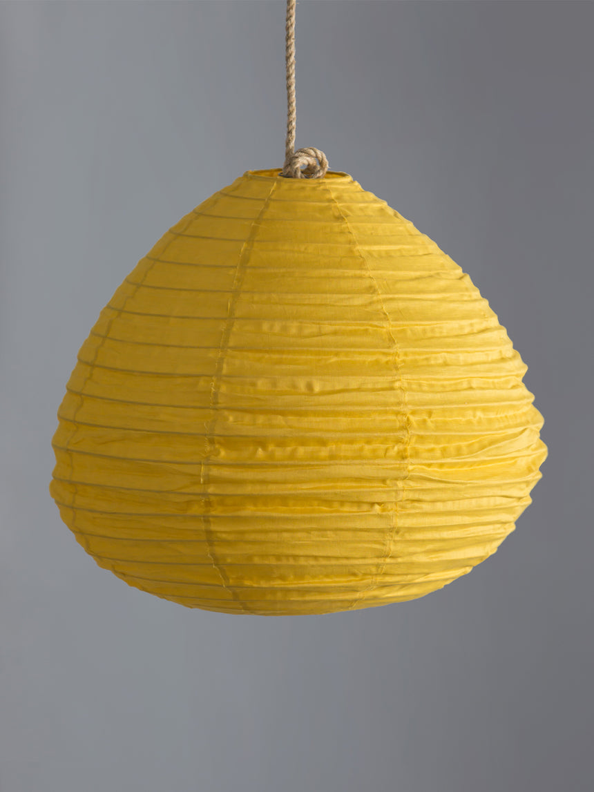 Linen Ivory Round Lantern