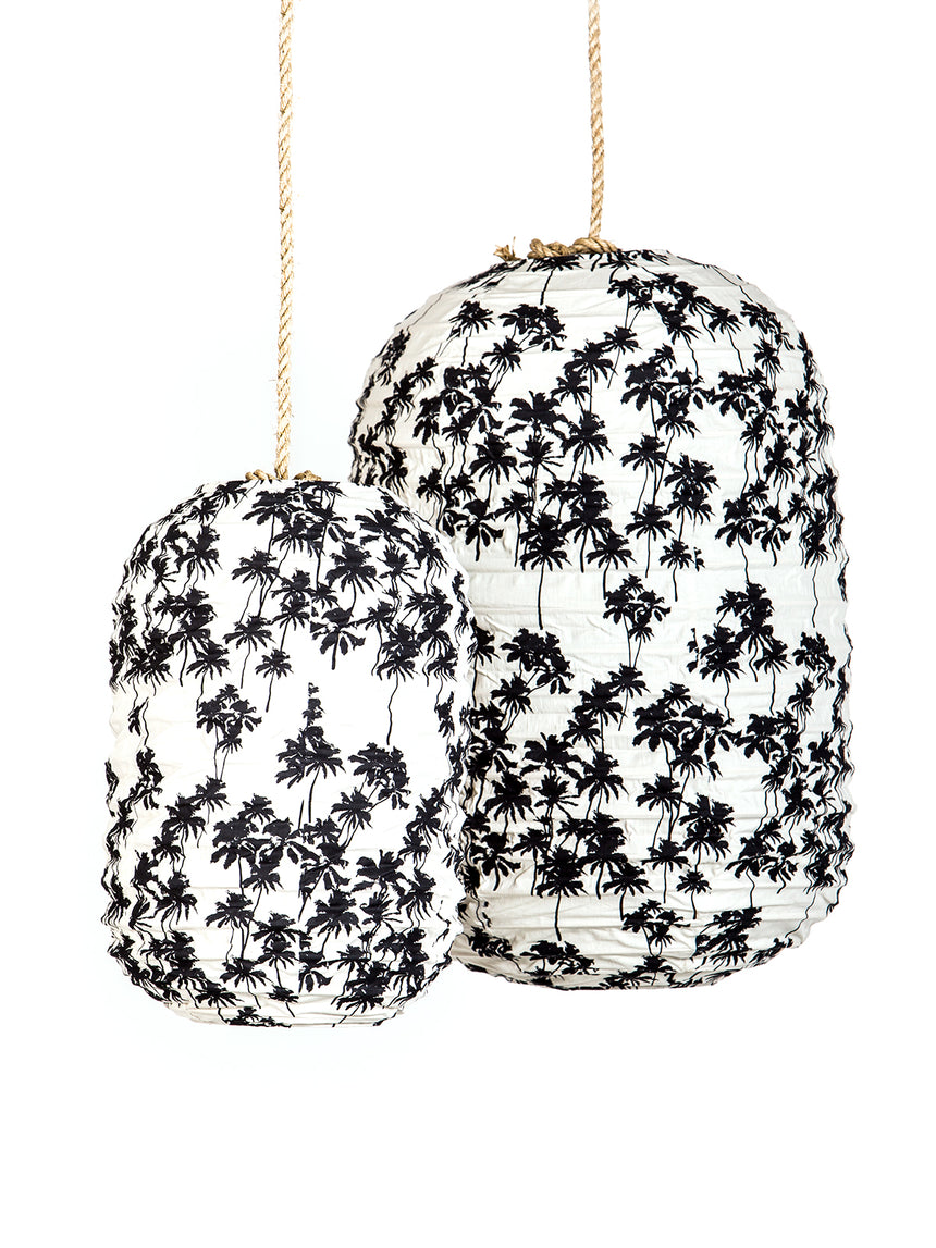 Cotton Palmtree Capsule Lantern