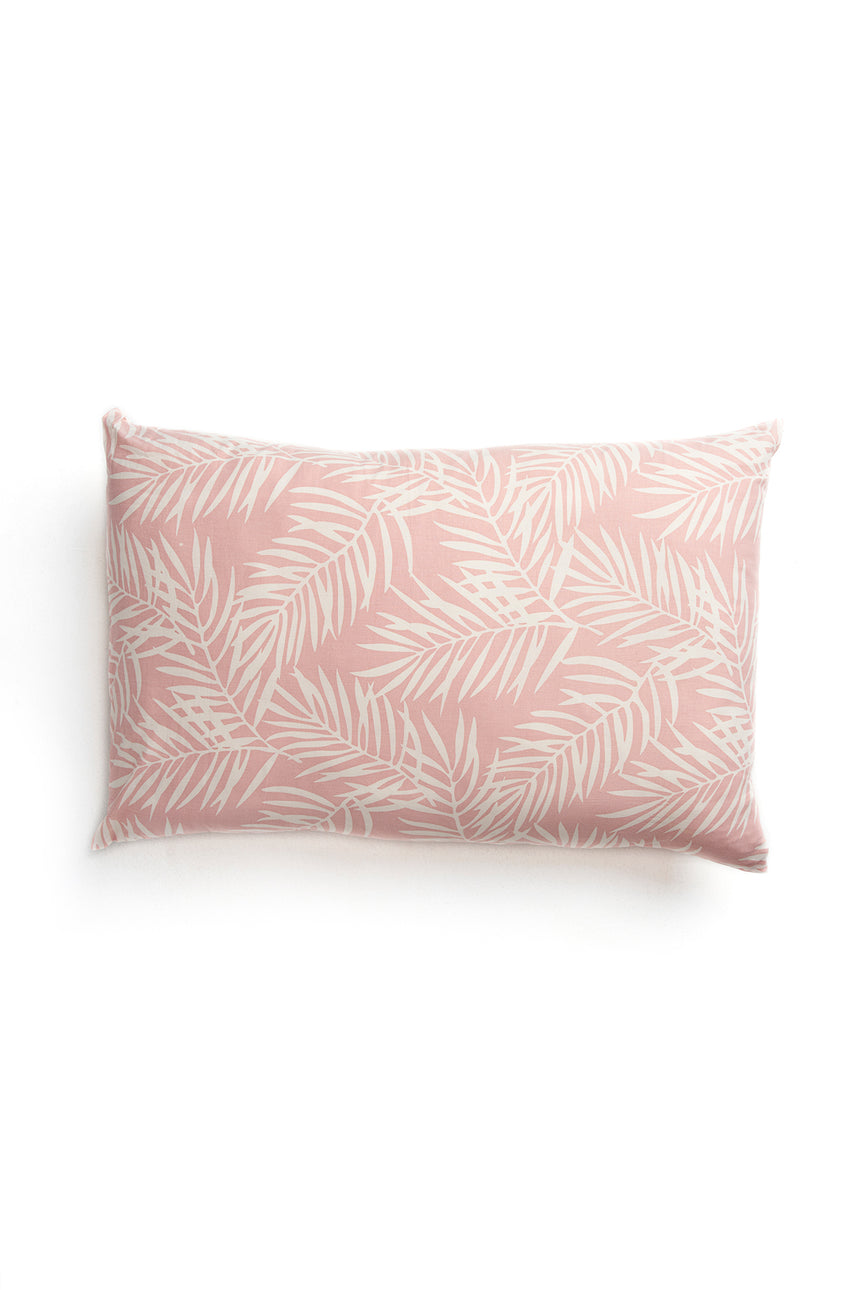 Pink Palm Pillow Case - set of 2